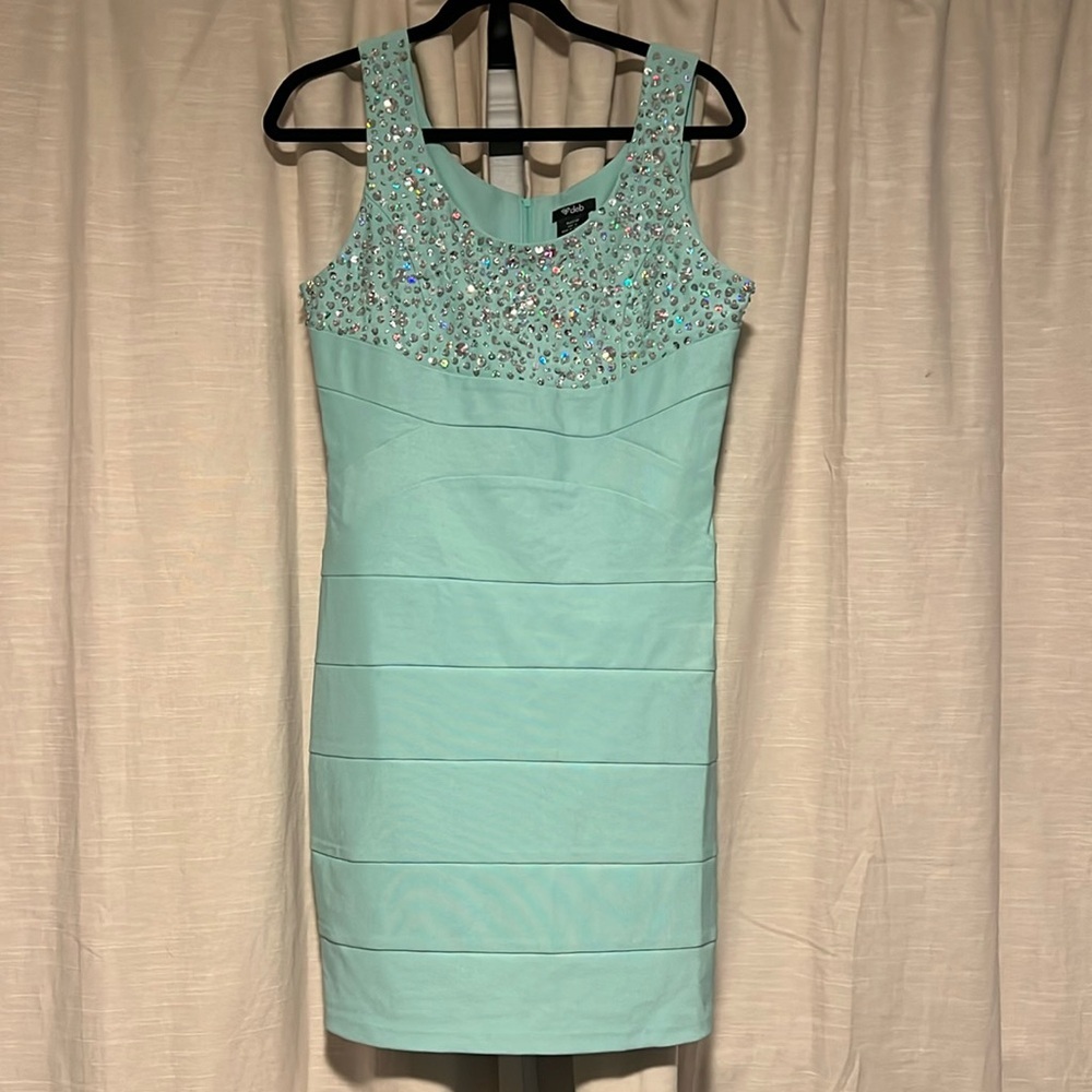 3/$30 DEB short dress sequin XL